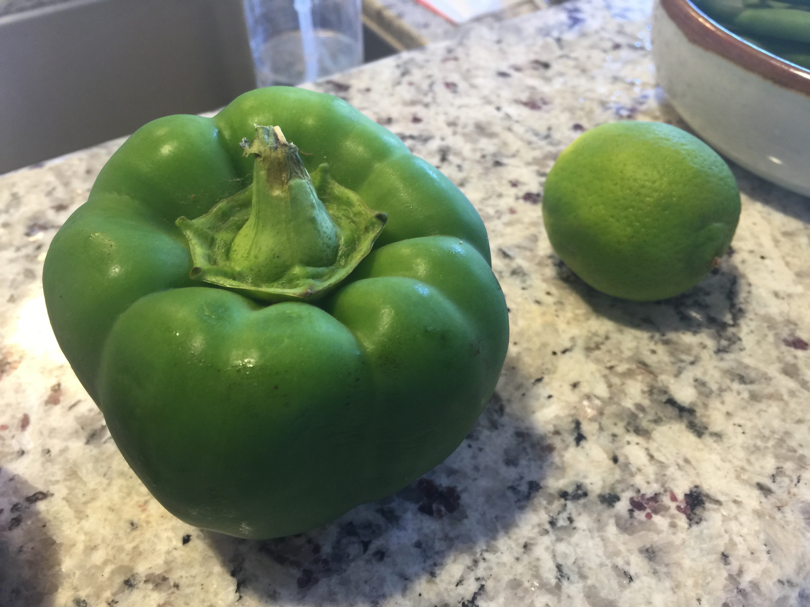 green pepper lime